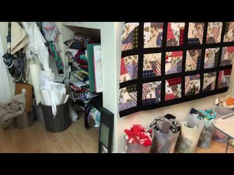 Sashing on 8” scrap block quilt