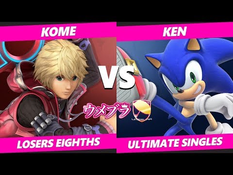 Umebura SP4 SSBU - Kome (Shulk) Vs. Ken (Sonic) Smash Ultimate Tournament Losers Eighths