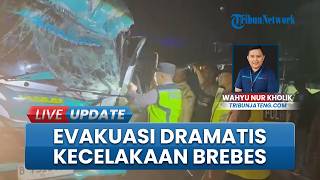 Elf Tabrak Bus Sinar Jaya di Pantura Brebes, Evakuasi Pemudik yang Terjepit Body Kendaraan