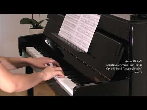 Diabelli: Sonatina Op. 163, No. 3 "Jugendfreuden" (Playing Piano Duet with myself)