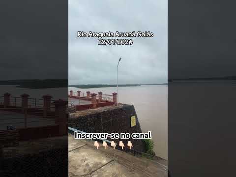Rio Araguaia Aruanã Goiás 22/01/2026 #aruanã #rioaraguaia #riovermelho #araguaia #shorts #pesca