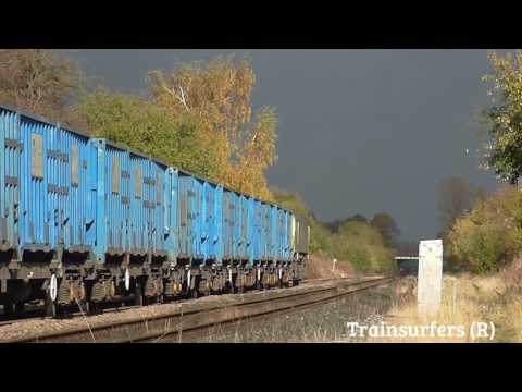 FL  Class 66 No. 66512 on  6J34 Runcorn Folly Lane - Brindle Heath @ Denton Jn on 10.11.16 - HD
