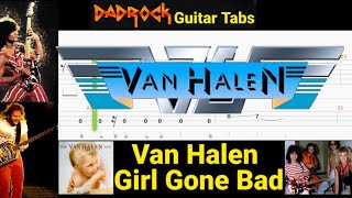 Girl Gone Bad - Van Halen - Guitar + Bass TABS Lesson