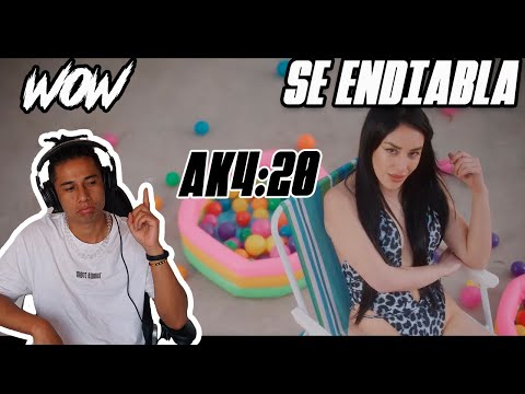 REACCIÓN A | SE ENDIABLA - AK4:20 (Prodby LEOJAHBEATS X MOUSTACHE)