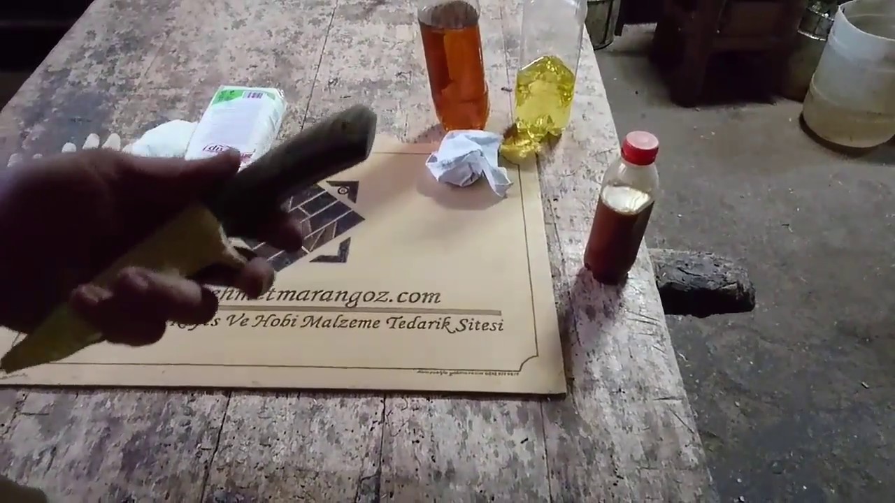  Ozul -20 Bıçak Kabzası Gomalak Uygulaması