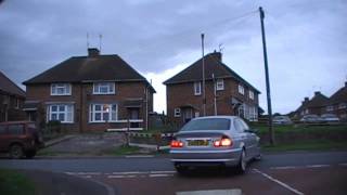 preview picture of video 'Driving On Newlands & Three Springs Road, Pershore, Worcestershire, UK 15th October 2010'