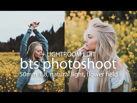 Flower Field Portrait Shoot + Lightroom Edit