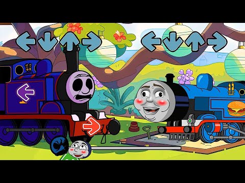 SWAP FNF NEW FAT Thomas Engine VS OLD Thomas Railway (Can Can) - Friday Night Funkin'
