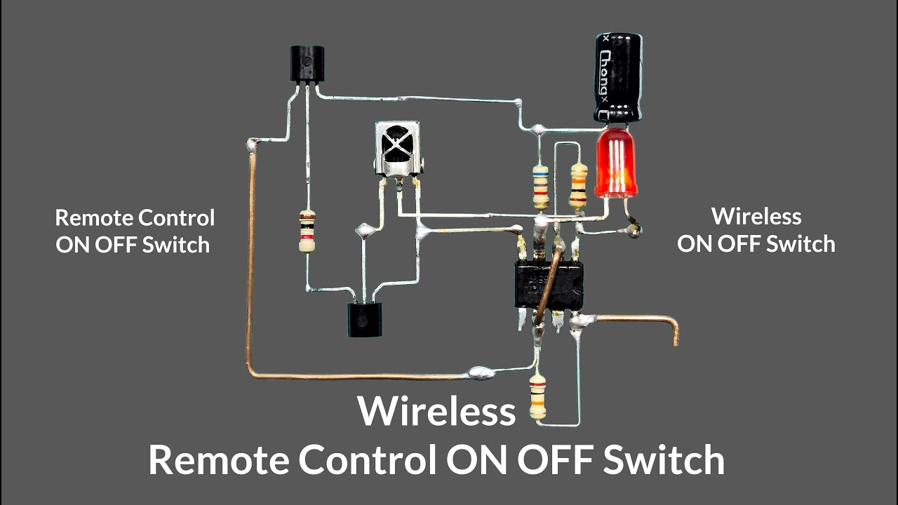 How to Make Remote Control ON OFF Switch | DIY Electronics