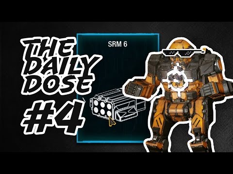 The looted SRM6 on a Commando COM-3A - Mechwarrior Online - The Daily Dose #4
