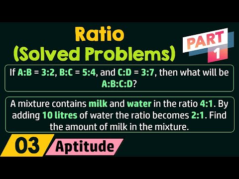 Ratio Solved Problems Part 1