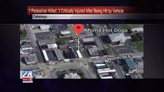 1 Killed, 3 Critically Injured After Being Struck by Vehicle in Talladega