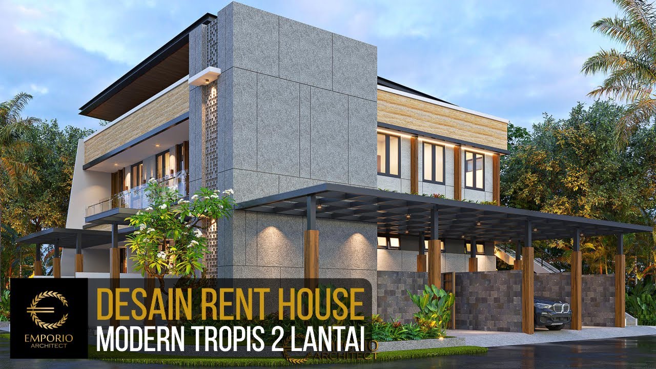 Video 3D Mr. Raja Modern Rent House 2 Floors Design - Bogor, Jawa Barat