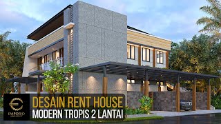 Video 3D Desain Rent House Modern 2 Lantai Bapak Raja