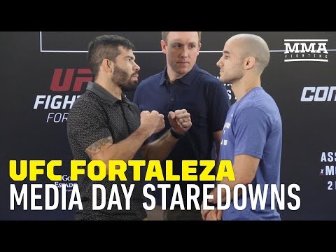 UFC Fortaleza Media Day Staredowns - MMA Fighting
