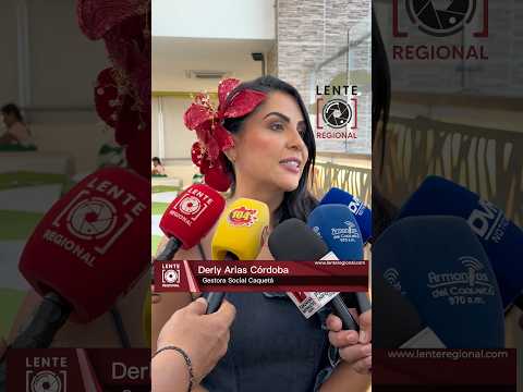 Derly Arias invitó a la comunidad a participar del 30 Festival Folclórico del Piedemonte Amazónico