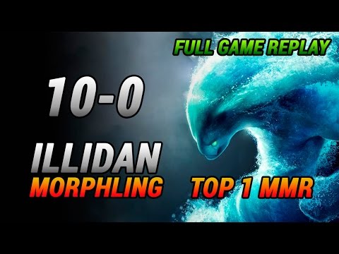 Morphling dota 2 pro gameplay Illidan 10-0