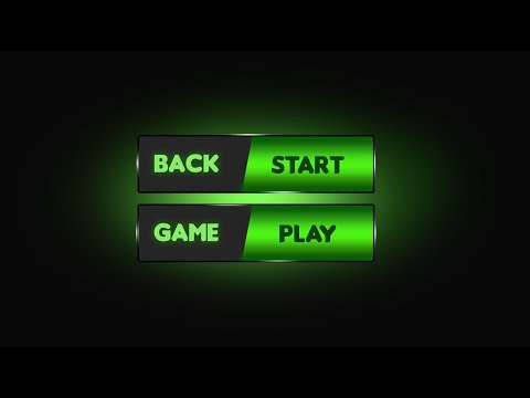 Photoshop Tutorial How to make Button Game in Photoshop Tutorial