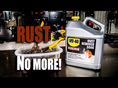 WD-40 Specialist Rust Remover Soak Video Review