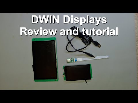 DWIN Displays - Review and tutorial
