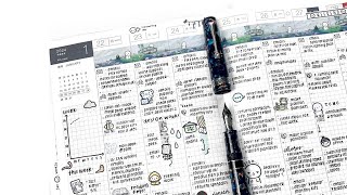 Real Time Plan With Me: Rainy Vancouver | Hobonichi Cousin