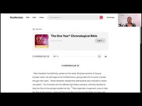 One Year Chronological Bible Reading Plan New Living Translation, July 20th