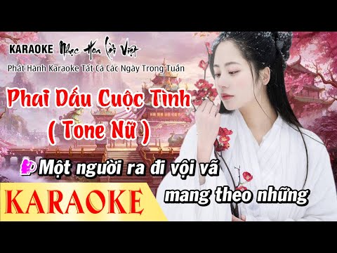 Karaoke Phai Dấu Cuộc Tình Tone Nữ - KARAOKE Nhạc Hoa Lời Việt - Karaoke Nhạc Trẻ Tone Nữ Hay Nhất