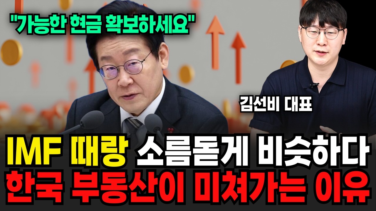 "가능한 현금 확보하세요" IMF 때랑 소름돋게 비슷해요. 한국 부동산 앞으로 더 미쳐갈 겁니다 (김선비 / 2부)