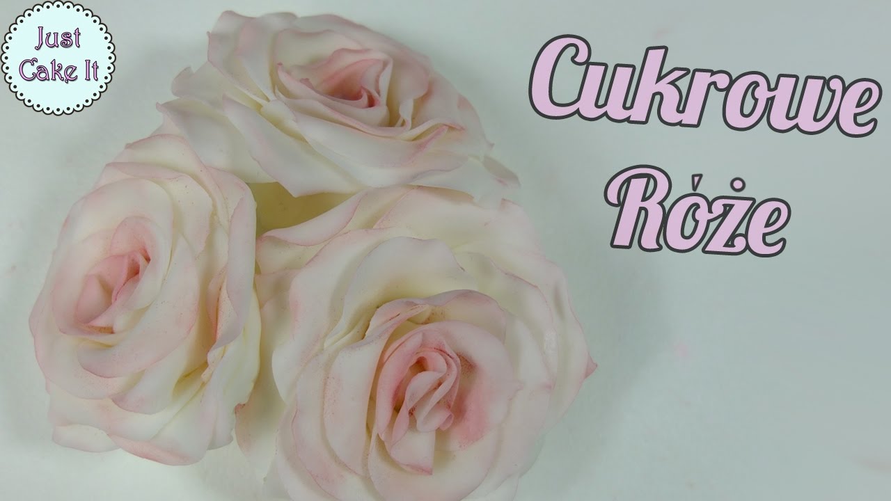 Prosta i szybka róża z masy cukrowej!