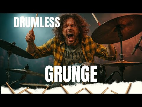 🌑 Drumless Track – 1990s Melancholy Grunge Rock | 116 BPM No Click | drummer Play-Along - no drums