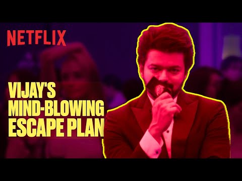 Thalapathy Vijay’s ULTIMATE Escape Plan!🤯 Ft. Prabhu Deva | The Greatest Of All Time | Netflix India