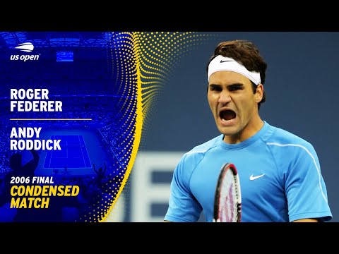 Roger Federer vs. Andy Roddick Condensed Match | 2006 US Open Final