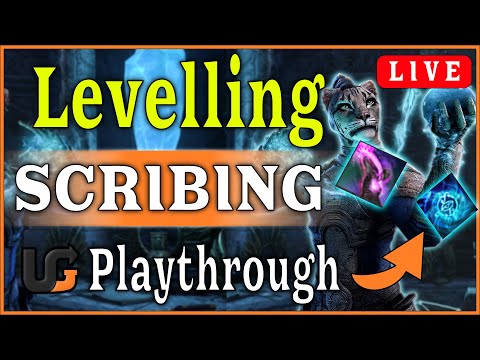 🔴 ESO Scribing Playthrough (Indrik Wing) - ESO Gold Road Update 42 Part 1