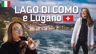 LAGO DI COMO E LUGANO NO MESMO DIA! Como é o tour por Itália e Suíça e o passeio de barco pelo lago