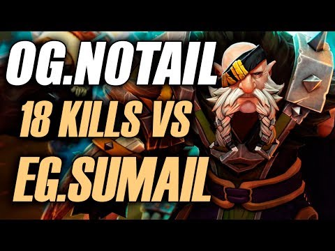 OG N0tail • Lone Druid • 18 Kills — Pro MMR