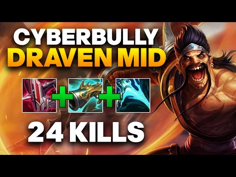 Draven Mid Gameplay - Cyberbullying People With Draven Mid | League of Legends
