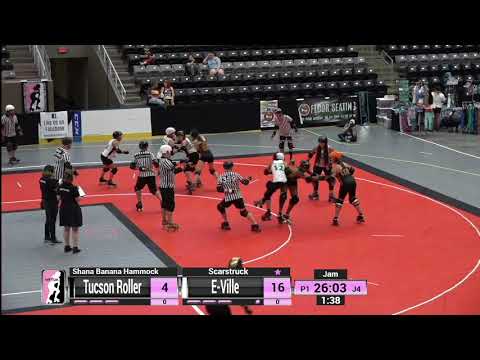 2018 WFTDA Continental Cup - NA West Game 5: Tucson Roller Derby vs E-Ville Roller Derby