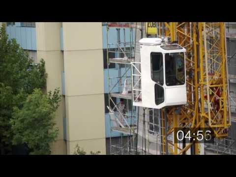 Grue à tour montage rapide