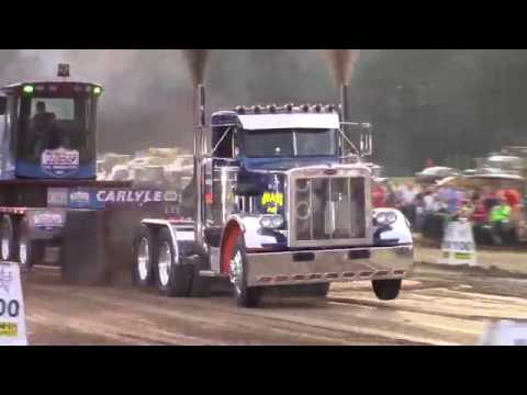 Big Rigs Pulling Series.  Trumbull County Fair, Cortland, OH.