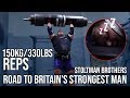 150KG/330LBS LOG PRESS FOR REPS! | ROAD TO BRITAIN'S STRONGEST MAN - STOLTMAN BROTHERS