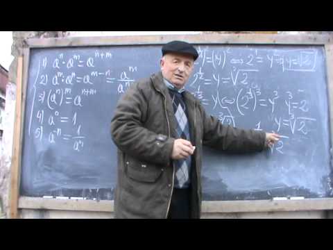 6. Bazele Matematicii: Lectia 26 - Functii, Puteri, Radicali (Clasele 9-12)  6/9