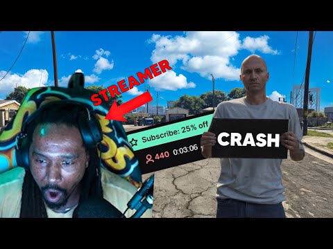 Trolling Streamers by Crashing Their Games In GTA RP