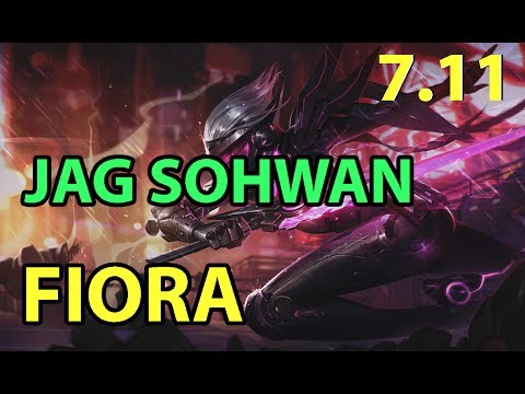 JAG SoHwan - Fiora vs Lucian Top - Patch 7.11