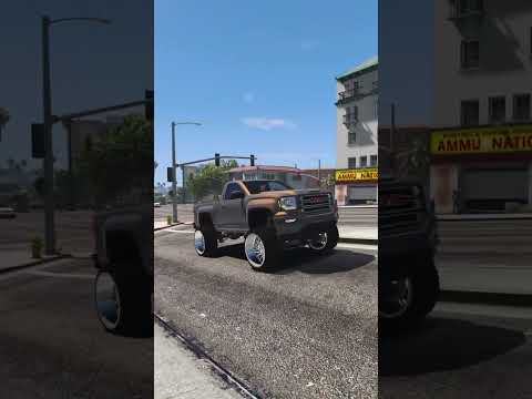 Lifted GMC on American Forces #fyp #jordanplayspc