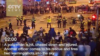 Footage shows what happened in Hong Kong riots