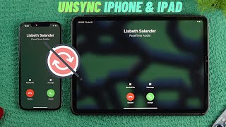 Unsync iPad from iPhone- How To? [Messages, Photos, Calls, Notification]
