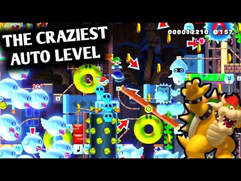 The Craziest Auto Level!! Super Mario Maker 2