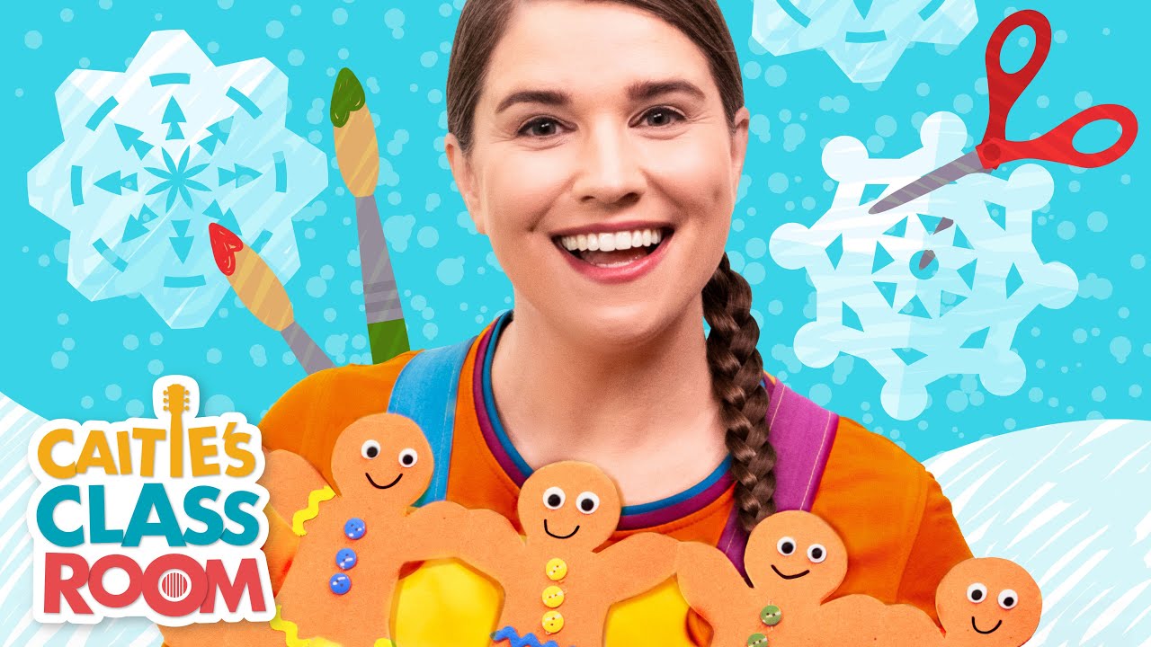 A Very Crafty Christmas🎅 | Kids Arts & Crafts Christmas Song in Caitie's Classroom | Happy Holidays!