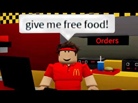 When you go to McDonald's (meme) ROBLOX