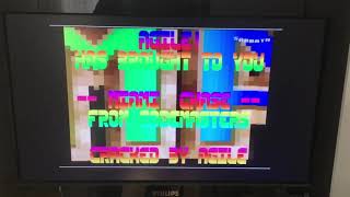 Commodore Amiga 3000 with philips widescreen monitor on 4:3 mode